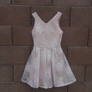 girl's miss behave fit & flare dress